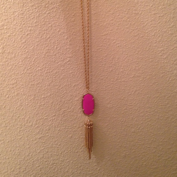 Kendra Scott Rayne Stone tassel pendent necklace