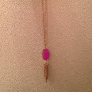 Kendra Scott Rayne Stone tassel pendent necklace