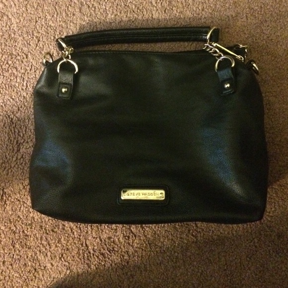 Steve Madden Black Leather Handbag