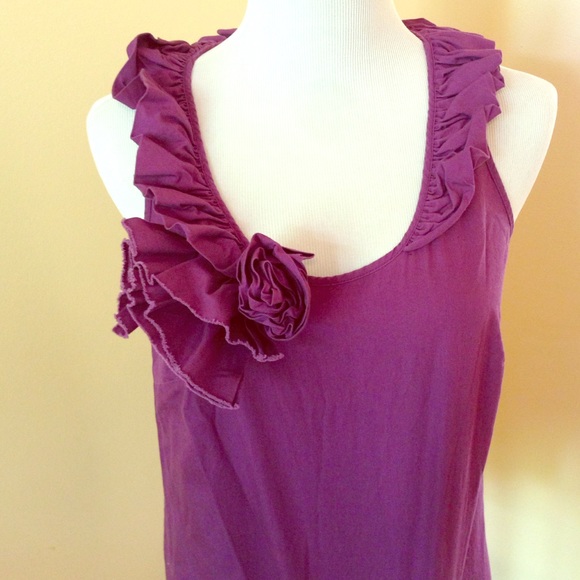 Purple J. Crew top