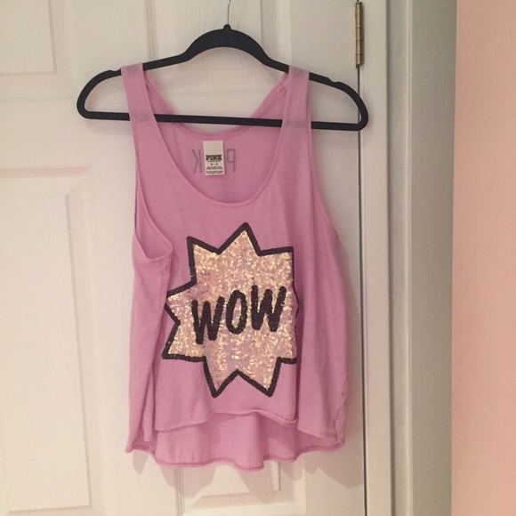 Pink by Victoria Secret sequin tank