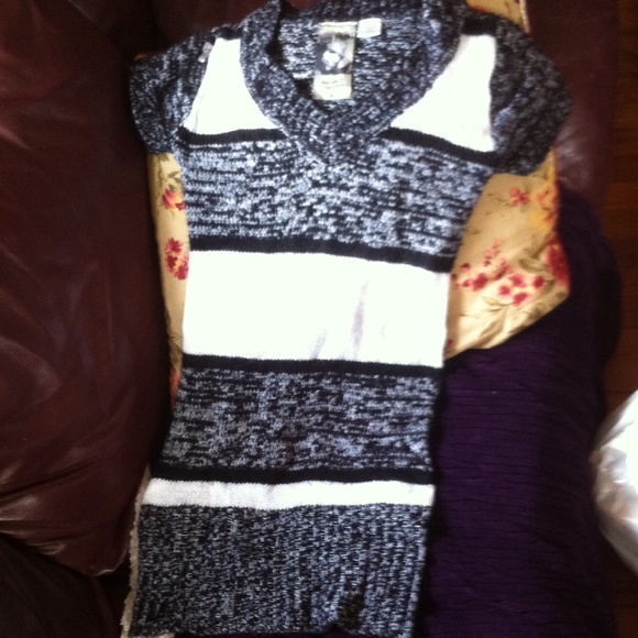 'Red Paint' sweater dress