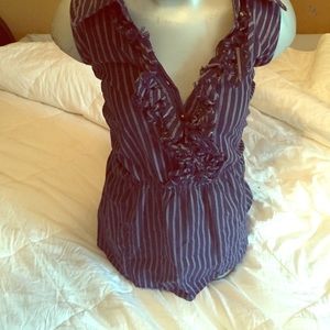 Collared button front shirt