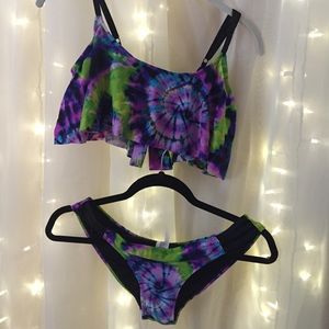 Tie-dye bikini