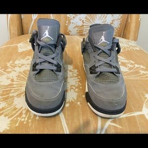 Air Jordan cool grey 4s size 5