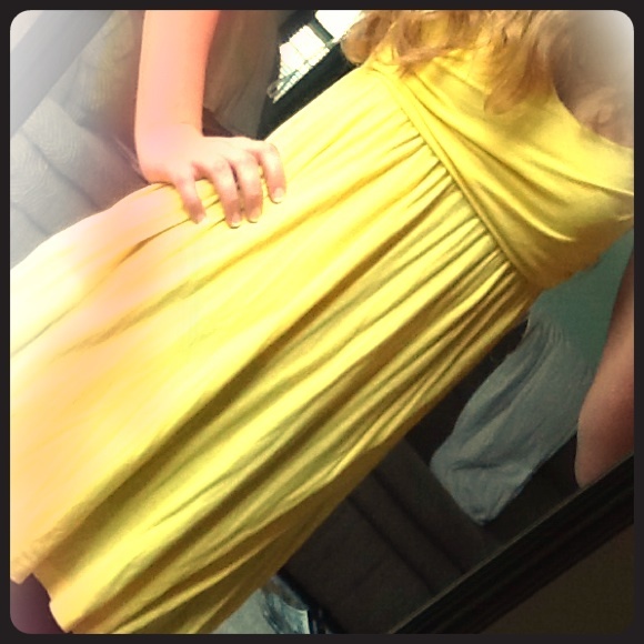 Cute yellow summer dress