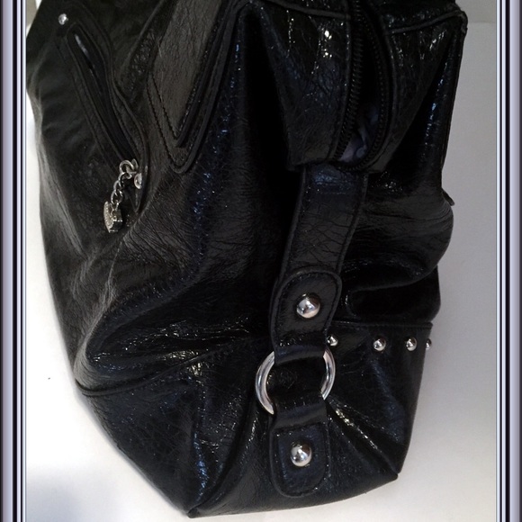 Sac à Main Métallique Kathy Van Zeeland - Design Gun Metal, Neuf Sans étiquettes