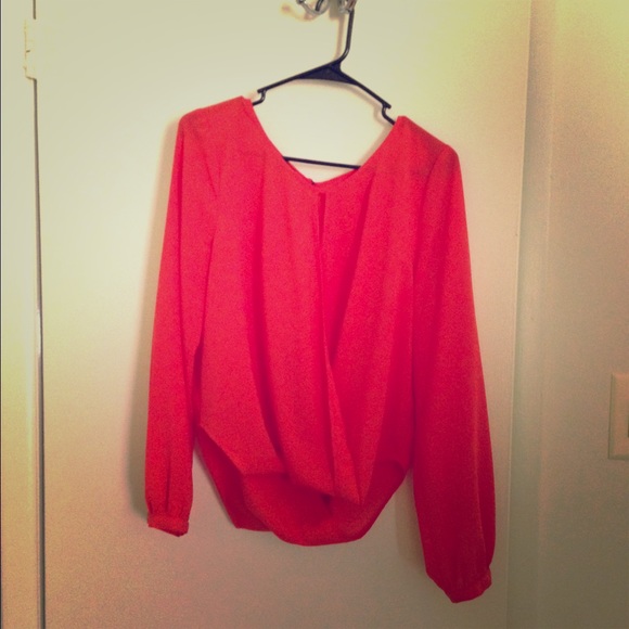 Blood Orange Blouse. Only worn twice