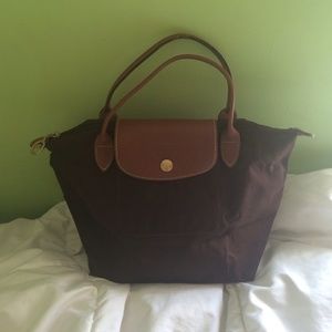 Longchamp brown "Mini Le Pliage" Tote
