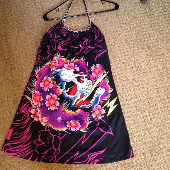 Ed Hardy by Christian Audigier dress/top Sexy