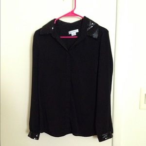 Liz Claiborne black blouse