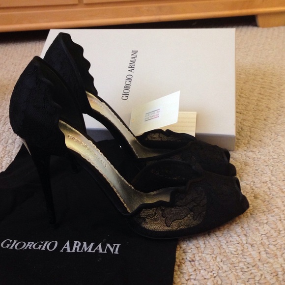 Giorgio Armani Shoes - NWT Giorgio Armani Heels Size 8.5