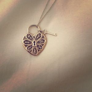 Retired Tiffany's filigree necklace