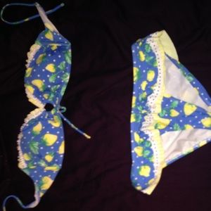 cute ruffle swimsuit