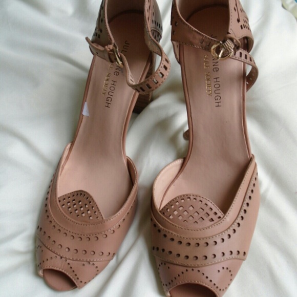 Jillian Hough Shoes - Jullian Hough Leather Brown Heels