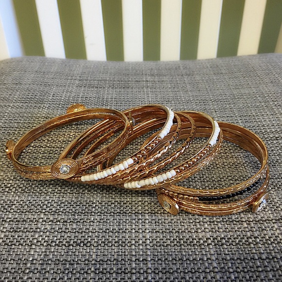 Boho bangle set. - Picture 2 of 3