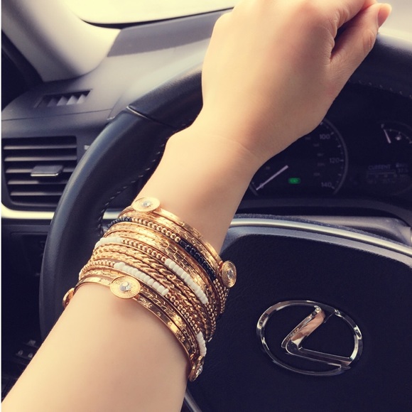 Boho bangle set. - Picture 3 of 3