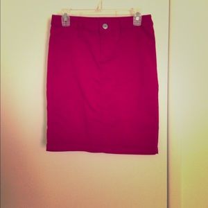 Raspberry Red Skirt