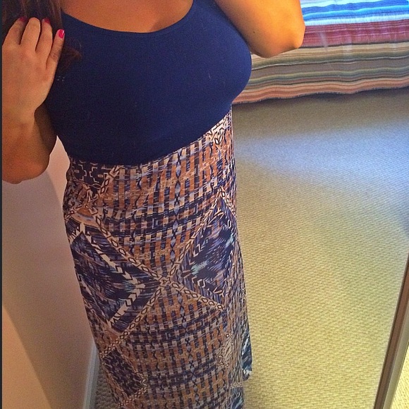 RESERVED Royal blue maxi