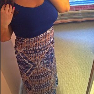 RESERVED Royal blue maxi