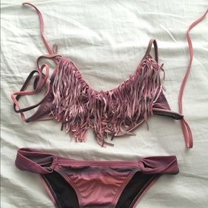 L Space Fringe top xs