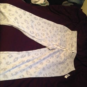 grey cheetah print sweats