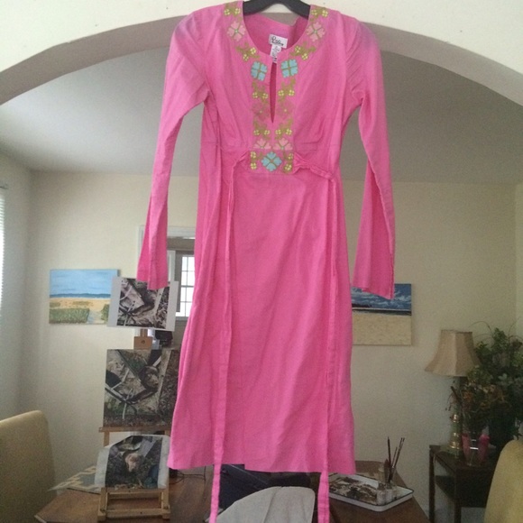 Pink tunic dress