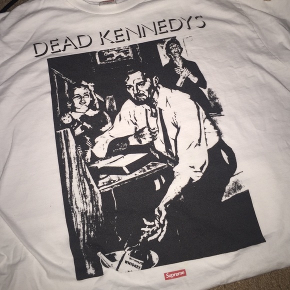 Supreme x Dead Kennedys "too drunk to f**k"