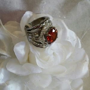 simulated ruby / 316L Stainless steel