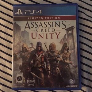 Assassins Creed Unity game for PS4 (used)