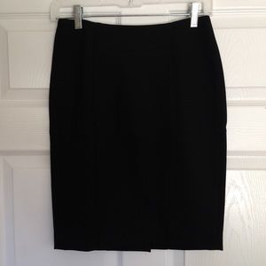 Black pencil skirt