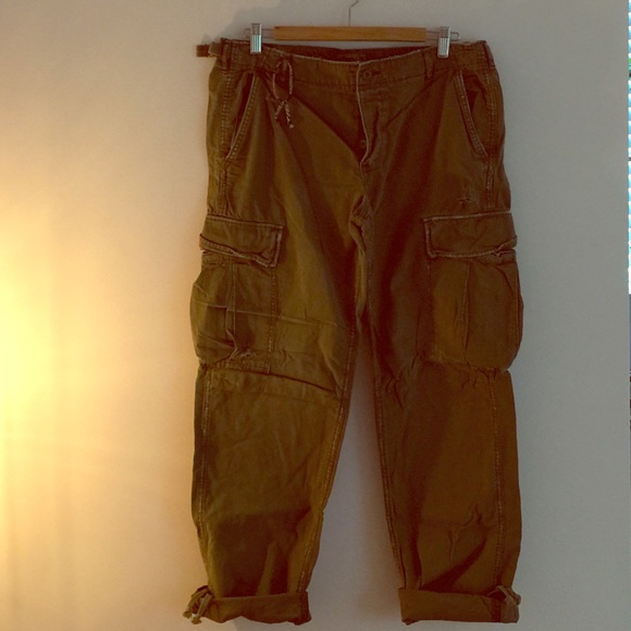 Distressed Cargo Boyfriend Jeans