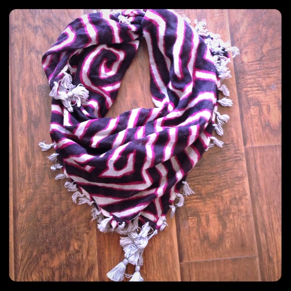Madewell fringe detailed scarf