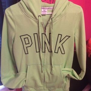 Green hoodie by PINK Victoria secret