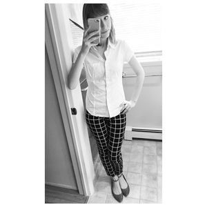 Short sleeved button down