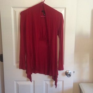 😍LIKE NEW😍 Red light weight cardigan