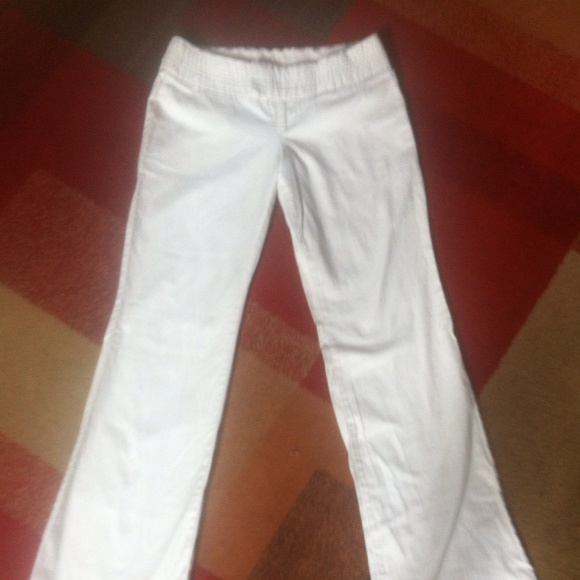 Old navy creme colored cotton pants