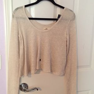 Long sleeved Beach crop top