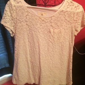 Off white blouse by hollister