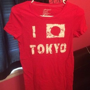 Red t- shirt from America Eagle