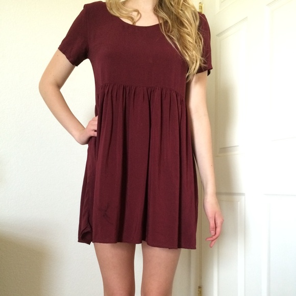 Brandy Melville maroon dress