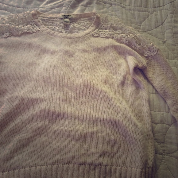 Forever 21 light pink sweater