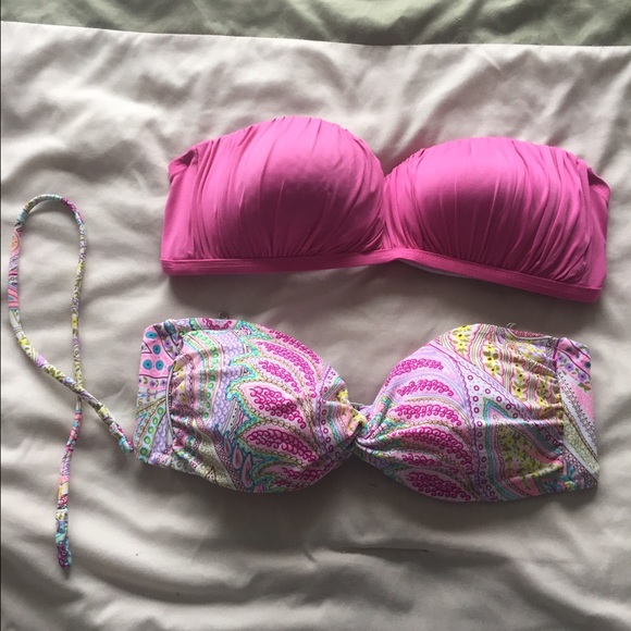 Victoria's Secret & Xhilaration bandeau swim tops