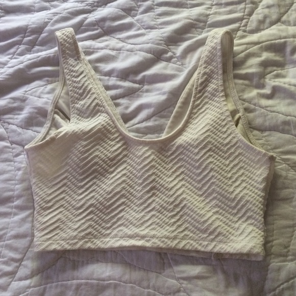 White crop top