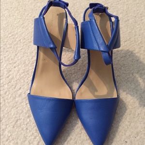 Blue Zara heels