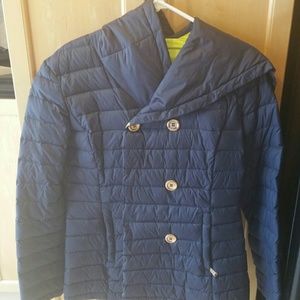 SOLD Michael Kors Packable Down Jacket Navy