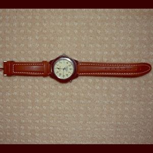 Nautica women's leather watch