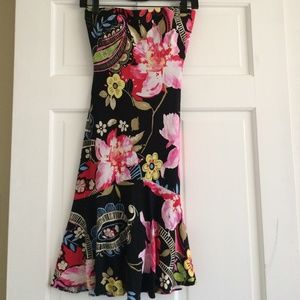 Floral Print Formal Cache Dress