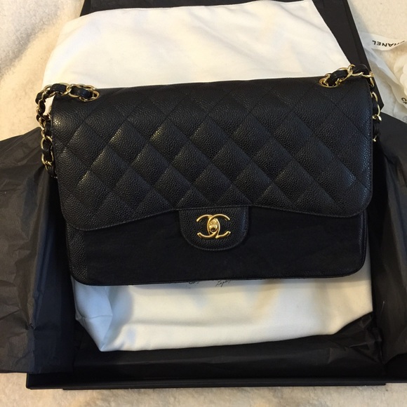 chanel large shopper bag