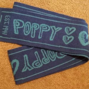 Blue Coach Poppy Scarf